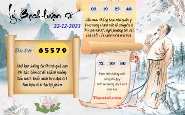 Lý Bạch Luận Số 22/12/2023