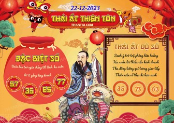 Thái Ất Thiên Tôn 22/12/2023