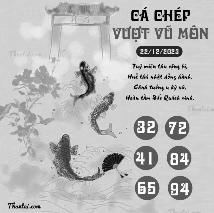 CÁ CHÉP VƯỢT VŨ MÔN 07/12/2023