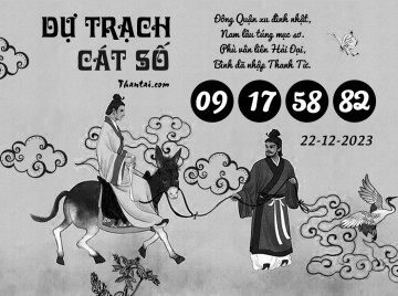 DỰ TRẠCH CÁT SỐ 22/12/2023