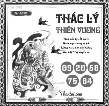 THÁC LÝ THIÊN VƯƠNG 22/12/2023