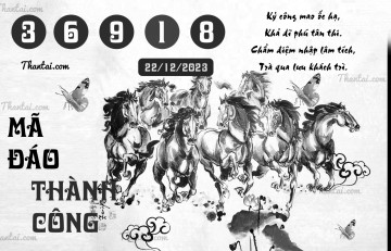 MÃ ĐÁO THÀNH CÔNG 22/12/2023