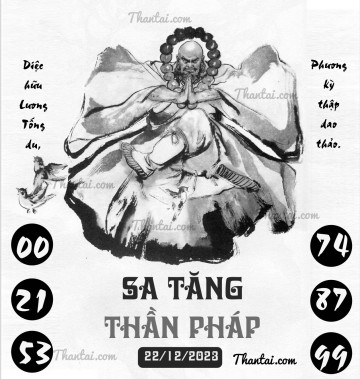 SA TĂNG THẦN PHÁP 22/12/2023