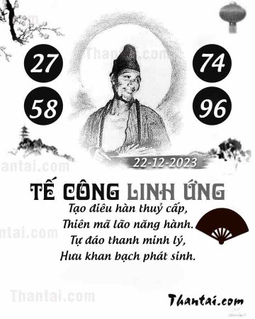 TẾ CÔNG LINH ỨNG 22/12/2023