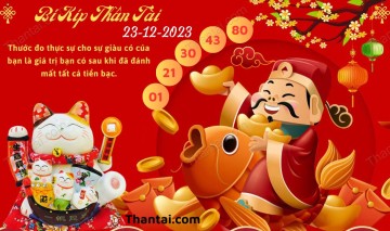 Bí Kíp Thần Tài 23/12/2023