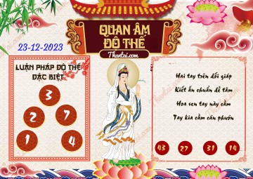 Quan Âm Độ Thế 23/12/2023