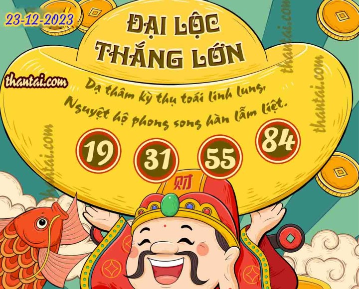 ĐẠI LỘC THẮNG LỚN 08/12/2023