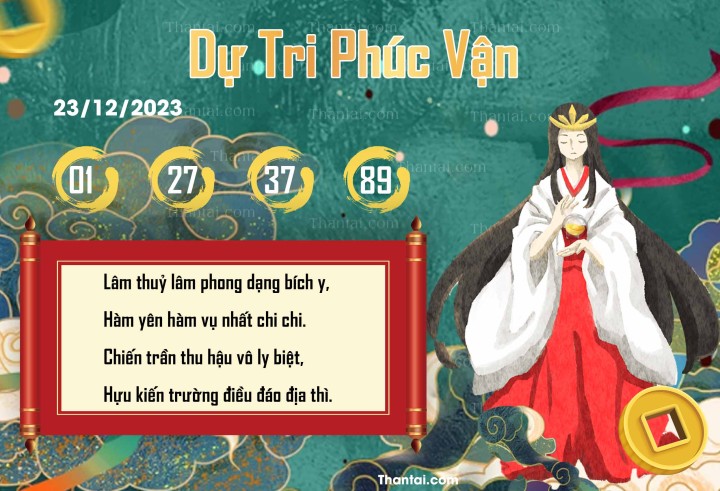 DỰ TRI PHÚC VẬN 08/12/2023