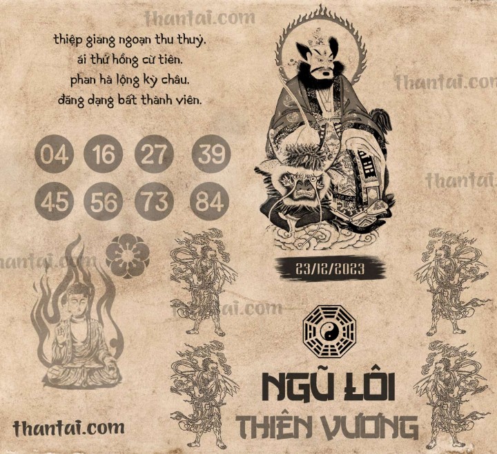 NGŨ LÔI THIÊN VƯƠNG 08/12/2023