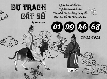 DỰ TRẠCH CÁT SỐ 23/12/2023