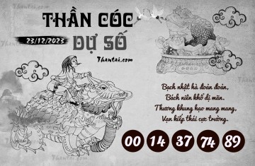 THẦN CÓC DỰ SỐ 23/12/2023