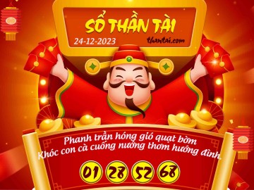 SỔ THẦN TÀI 24/12/2023