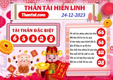 THẦN TÀI HIỂN LINH 24/12/2023