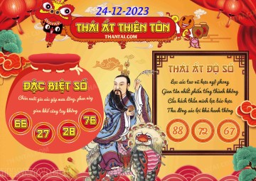 Thái Ất Thiên Tôn 24/12/2023