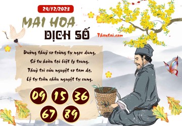 Mai Hoa Dịch Số 24/12/2023