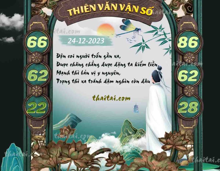 THIÊN VĂN VẬN SỐ 09/12/2023