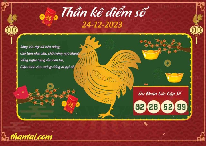Thần Kê Điểm Số 09/12/2023