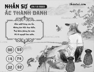 NHẪN SỰ ẮC THÀNH DANH 24/12/2023