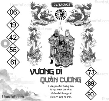 Vương Dĩ Quân Cương 24/12/2023