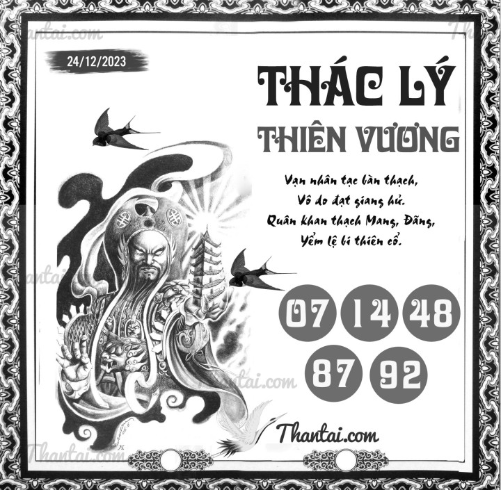 THÁC LÝ THIÊN VƯƠNG 09/12/2023