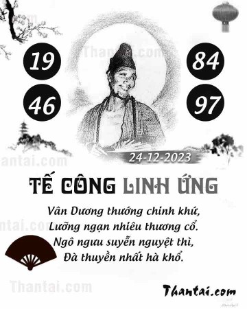 TẾ CÔNG LINH ỨNG 24/12/2023