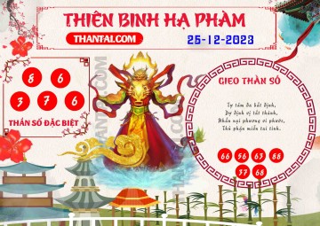 Thiên Binh Hạ Phàm 25/12/2023