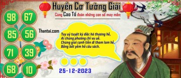 Huyền Cơ Tường Giải 25/12/2023