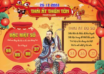 Thái Ất Thiên Tôn 25/12/2023