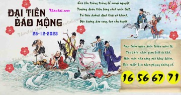 Đại Tiên Báo Mộng 25/12/2023