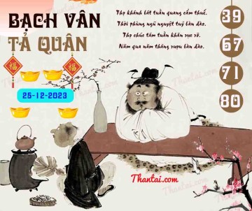 Bạch Vân Tả Quân 25/12/2023