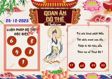 Quan Âm Độ Thế 25/12/2023