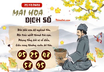 Mai Hoa Dịch Số 25/12/2023