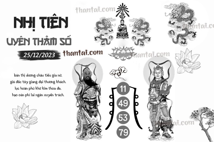NHỊ TIÊN UYÊN THÂM SỐ 10/12/2023