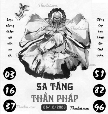 SA TĂNG THẦN PHÁP 25/12/2023