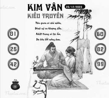 KIM VÂN KIỀU TRUYỀN 25/12/2023