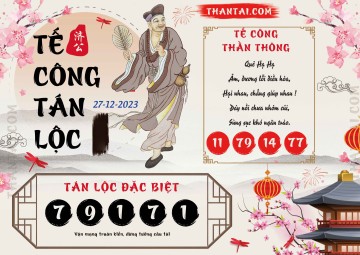 Tế Công Tán Lộc 27/12/2023