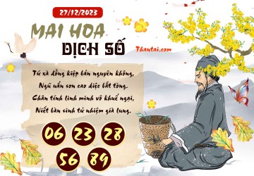 Mai Hoa Dịch Số 27/12/2023