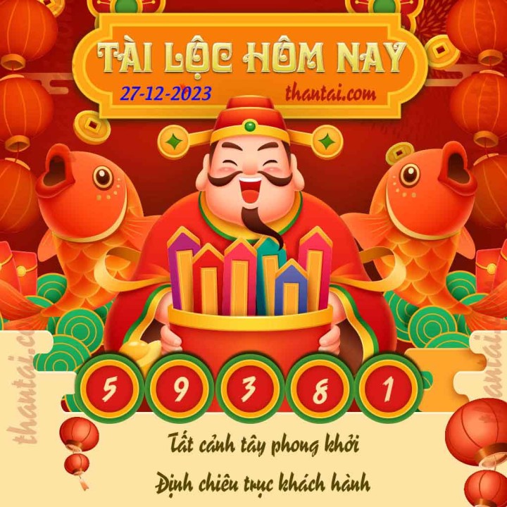 Tài Lộc Hôm Nay 12/12/2023