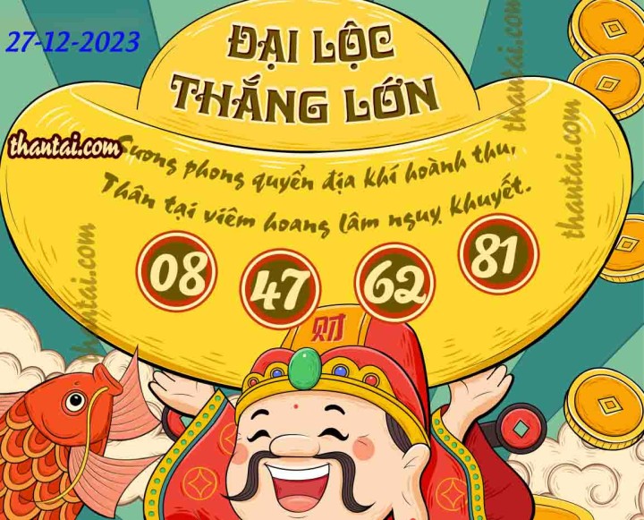 ĐẠI LỘC THẮNG LỚN 12/12/2023