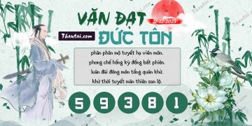 Văn Đạt Đức Tôn 27/12/2023