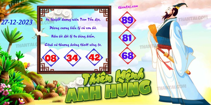 THIÊN MỆNH ANH HÙNG 12/12/2023