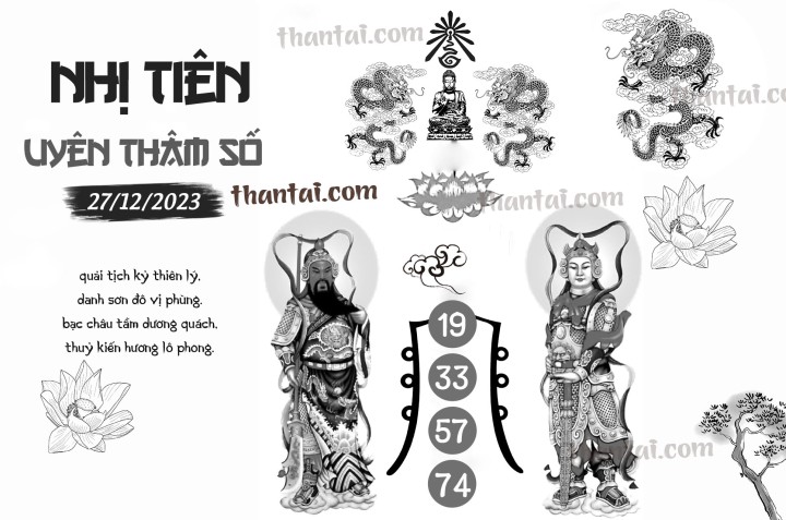 NHỊ TIÊN UYÊN THÂM SỐ 12/12/2023