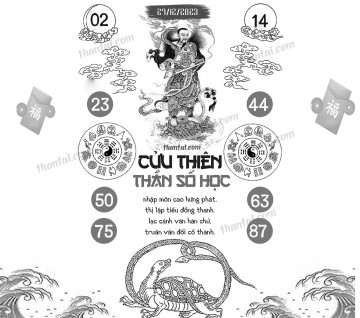 CỬU THIÊN THẦN SỐ HỌC 27/12/2023