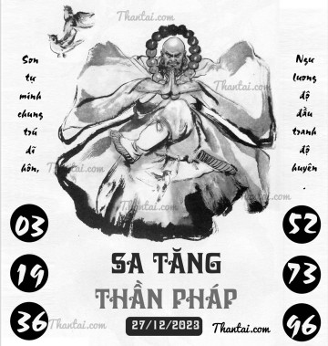 SA TĂNG THẦN PHÁP 27/12/2023