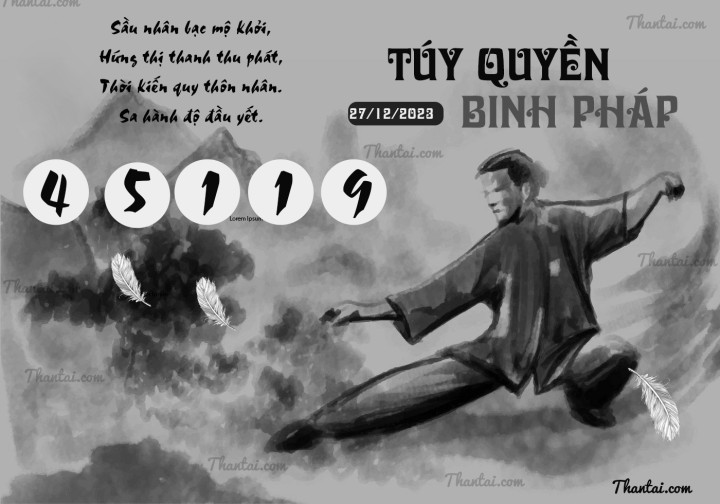 TÚY QUYỀN BINH PHÁP 12/12/2023