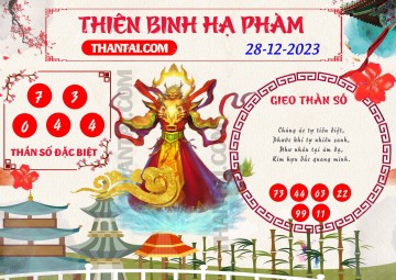 Thiên Binh Hạ Phàm 28/12/2023