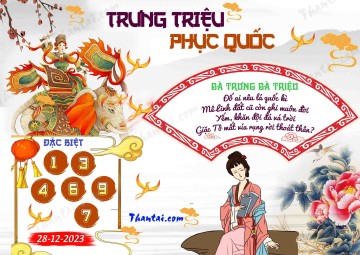 Trưng Triệu Phục Quốc 28/12/2023