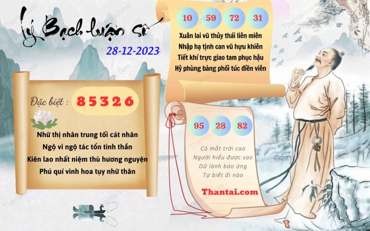 Lý Bạch Luận Số 13/12/2023
