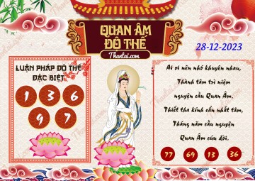 Quan Âm Độ Thế 28/12/2023