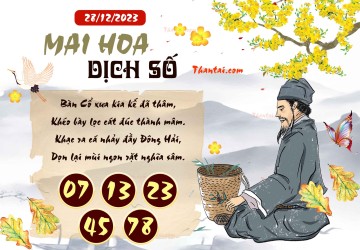 Mai Hoa Dịch Số 28/12/2023